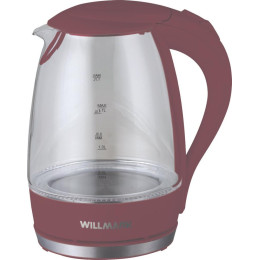 Электрический чайник Willmark WEK-1708G (бордовый)