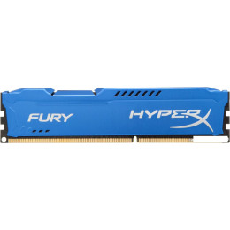 Оперативная память HyperX Fury Blue 8GB DDR3 PC3-12800 HX316C10F/8