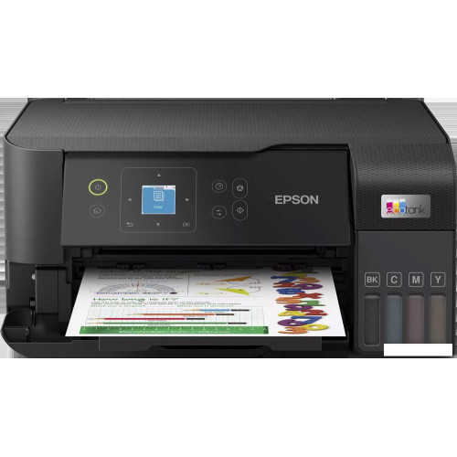 МФУ Epson EcoTank L3560 (ресурс стартовых контейнеров 6600/5900, контейнер 103)