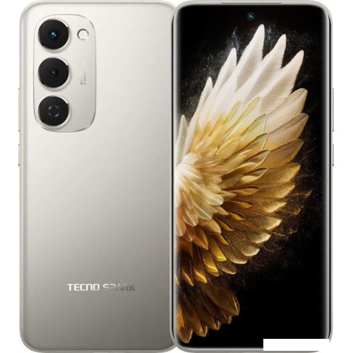Телефон Tecno Spark 40 Pro+ 8GB/256GB (лунный титановый)