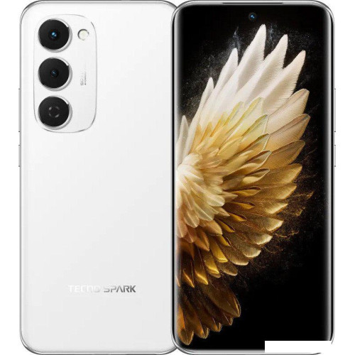 Телефон Tecno Spark 40 Pro+ 8GB/256GB (белая аврора)