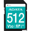 Карта памяти ADATA Premier Pro SDXC 512GB ASDX512GUI3V30S-R