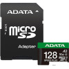 Карта памяти ADATA SPEED PLUS microSDXC 128GB UD128GUI3V30A2SP-RA1 (с адаптером)