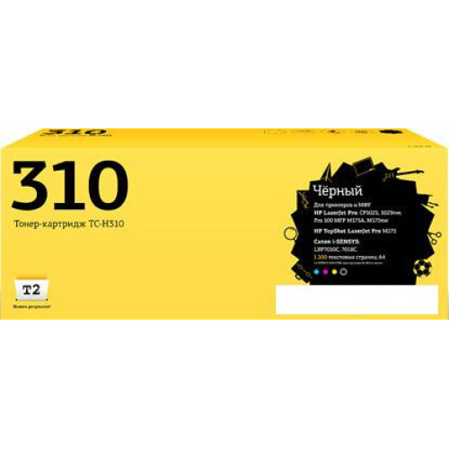 Тонер-картридж T2 TC-H310 (аналог HP 126A (CE310A))