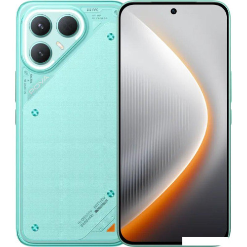 Телефон Tecno Pova 7 Pro 12GB/256GB (неоновый циан)