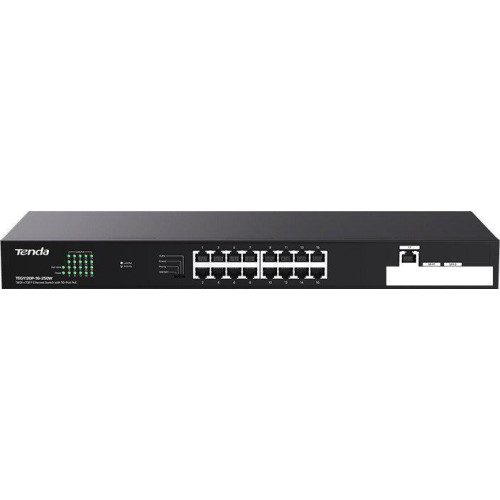 Неуправляемый коммутатор Tenda TEG1120P-16-250W