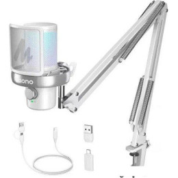 Проводной микрофон Maono DM40 Pro S (белый)