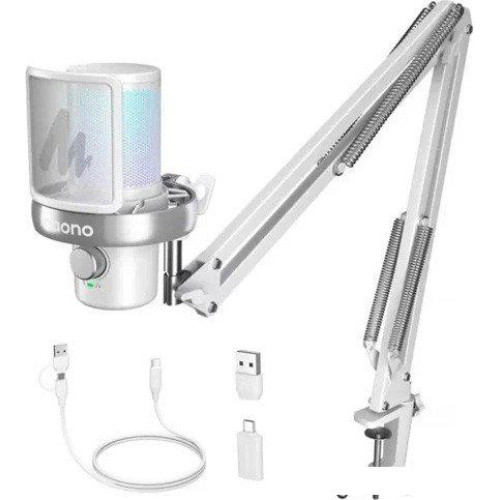 Проводной микрофон Maono DM40 Pro S (белый)