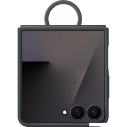 Чехол для телефона Samsung Ring Case для Samsung Galaxy Z Flip7 (черный)