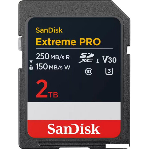 Карта памяти SanDisk Extreme PRO SDXC SDSDXXD-2T00-GN4IN 2TB
