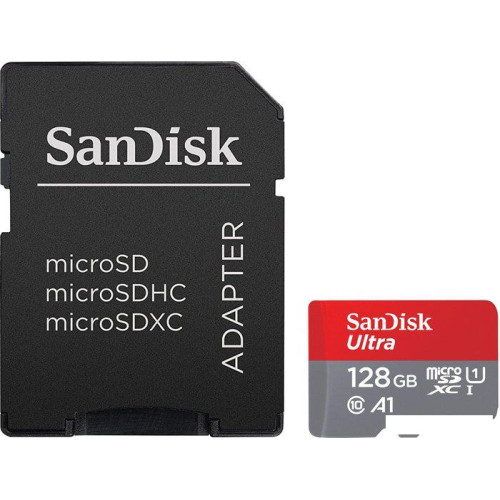 Карта памяти SanDisk Ultra SDSQUAR-128G-GN6MA microSDXC 128GB (с адаптером)