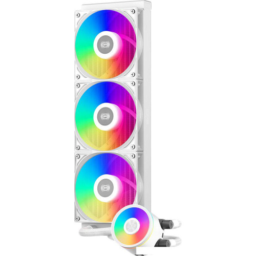 Система жидкостного охлаждения для процессора PCCooler DA360 Pro ARGB (белый)