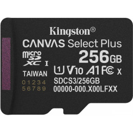 Карта памяти Kingston Canvas Select Plus microSDXC 256GB SDCS3/256GBSP