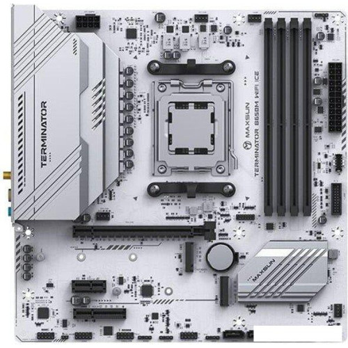 Материнская плата Maxsun Terminator B650M WiFi Ice