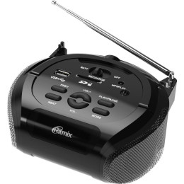 Магнитола Ritmix RBB-100BT (черный)
