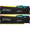Оперативная память Kingston FURY Beast RGB 2x32ГБ DDR5 6000 МГц KF560C36BBE2AK2-64