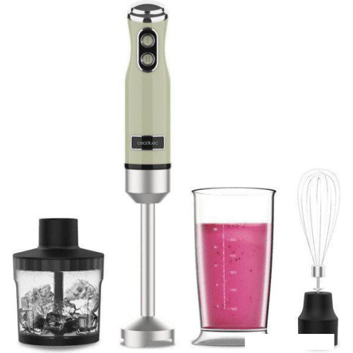 Погружной блендер Cecotec Power RetroGreen 1200MAX Cream&Crush
