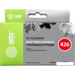 Картридж CACTUS CS-CLI426GY (аналог Canon CLI-426 GY)