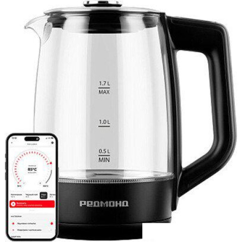 Электрический чайник Redmond (Редмонд) SkyKettle KG258S (черный)