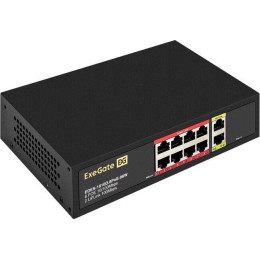 Неуправляемый коммутатор ExeGate EDES-1010D.8PoE-96W