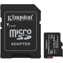 Карта памяти Kingston Canvas Select Plus microSDXC 1TB SDCS3/1TB (с адаптером)