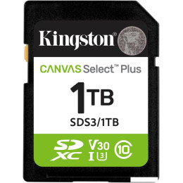 Карта памяти Kingston Canvas Select Plus SDXC 1TB SDS3/1TB