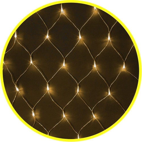 Гирлянда световая сетка Navigator NGF-N01-156WW-12-1.5x1.5m-230-TR-IP20