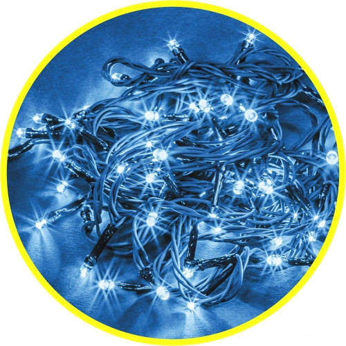 Новогодняя гирлянда Navigator NGF-S01-200B-10-21.5m-230-C8-BL-IP44 (синий)