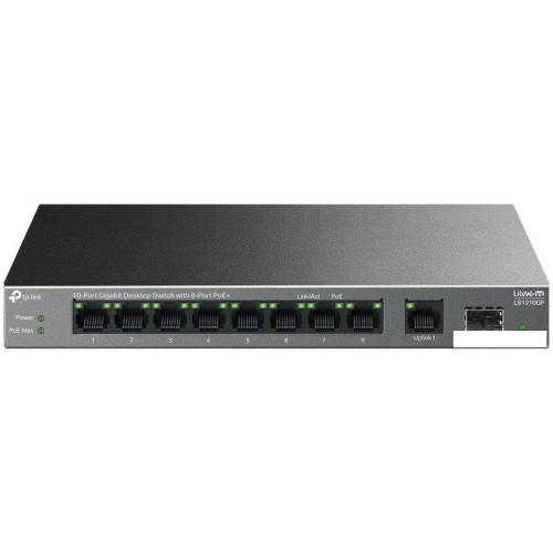 Неуправляемый коммутатор TP-Link LiteWave LS1210GP V1