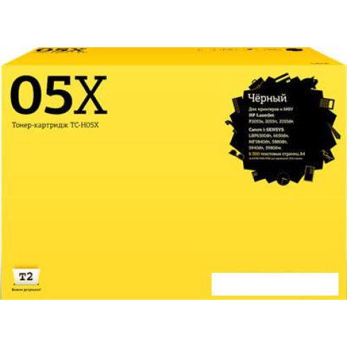 Тонер-картридж T2 TC-H05X (аналог HP 05Х (CE505X))