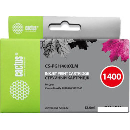 Картридж CACTUS CS-PGI1400XLM (аналог Canon PGI-1400XL M)