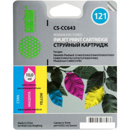 Картридж CACTUS CS-CC643 (аналог HP 121 (CC643HE))