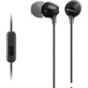 Наушники с микрофоном Sony MDR-EX15AP (черный)