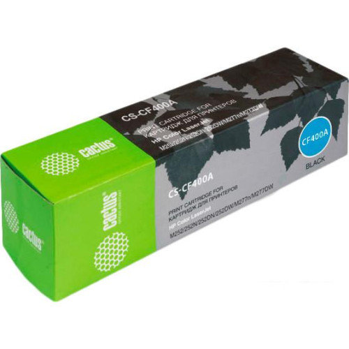 Тонер-картридж CACTUS CS-CF400A (аналог HP CF400A)