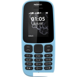 Мобильный телефон Nokia 105 Dual SIM (2017) (синий)
