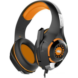 Наушники с микрофоном CrownMicro CMGH-102T USB (оранжевый)