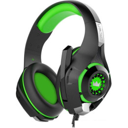 Наушники с микрофоном CrownMicro CMGH-102T USB (зеленый)