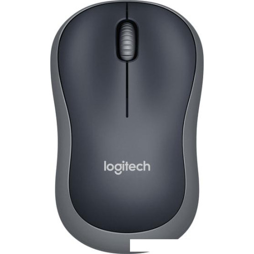 Мышь Logitech M185 (черный/серый)