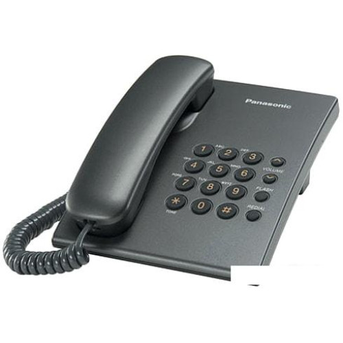 Проводной телефон Panasonic KX-TS2350RUT (титановый)