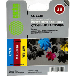 Картридж CACTUS CS-CL38 (аналог Canon CL-38 Color)