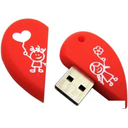 USB Flash Smart Buy Wild series Сердце 16GB (красный)
