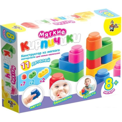 Конструктор Десятое королевство Мягкие кирпичики 01583