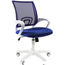 Кресло CHAIRMAN 696 white (синий)