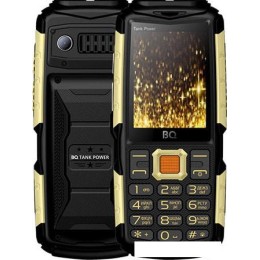 Мобильный телефон BQ-Mobile BQ-2430 Tank Power (черный/золотистый)