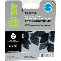 Картридж CACTUS CS-CC654 (аналог HP 901XL (CC654AE))