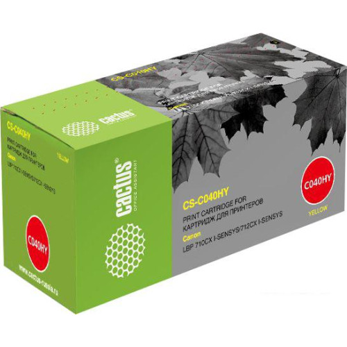 Картридж CACTUS CS-C040HY (аналог Canon 040HY)