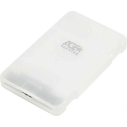 Бокс для жесткого диска AgeStar 3UBCP3 (белый)