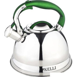 Чайник со свистком KELLI KL-4502 (зеленый)