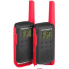 Портативная радиостанция Motorola T62 Walkie-talkie (черный/красный)