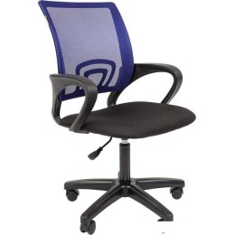 Кресло CHAIRMAN 696 LT (черный/синий)